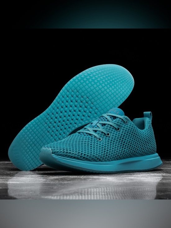 NOBULL Shoes - NOBULL Diamond Mesh Runner Running Training Sneakers Neon Blue W9/M7.5